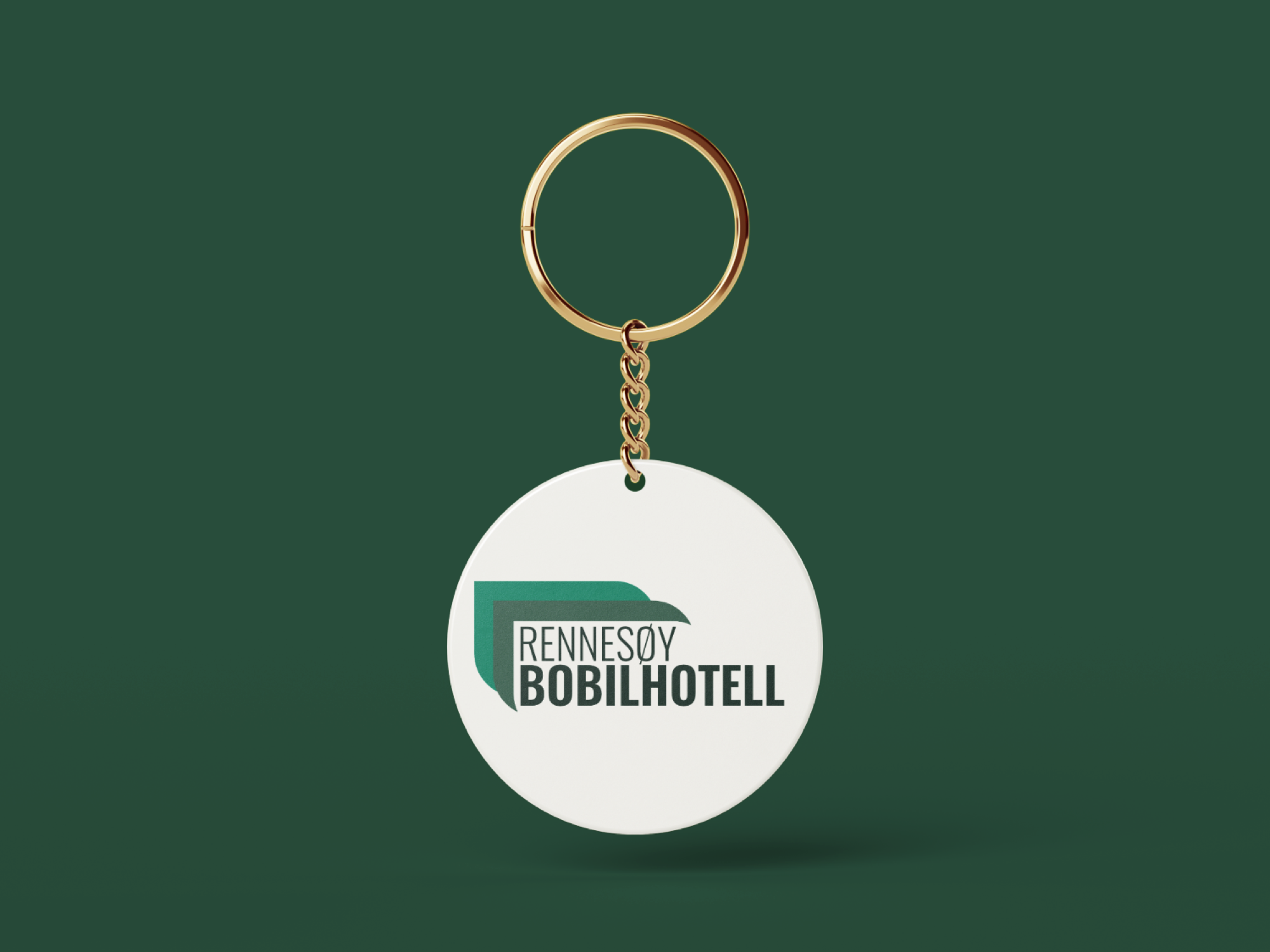 Rennesoy Bobilhotell Logo Mockup.
