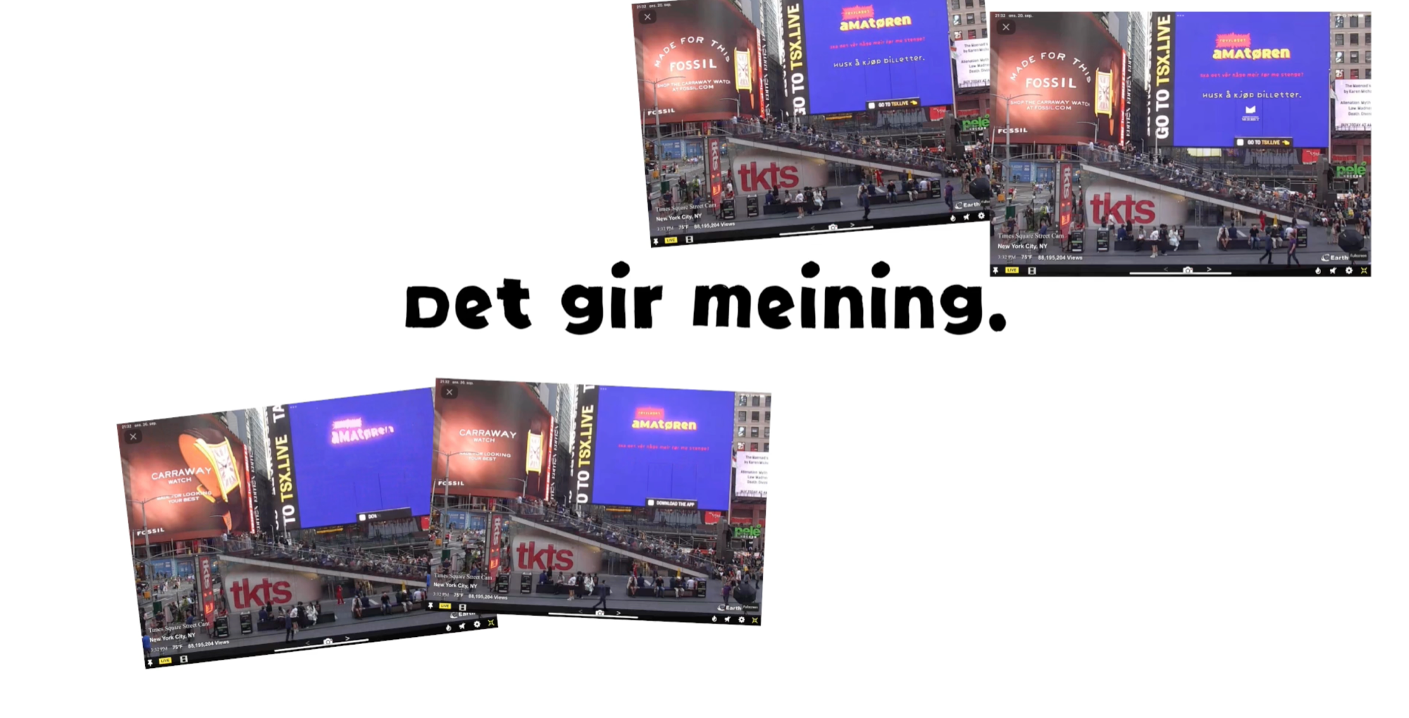 Screengrab Fra Videoen Pa Manhattan.
